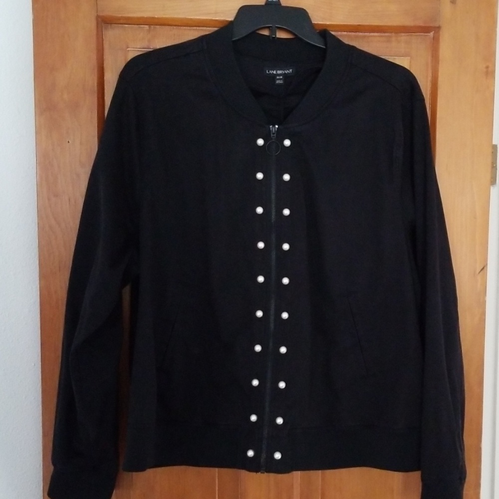 Zipper front jacket with pockets